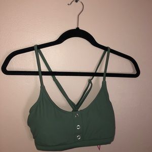 Olive Green Swim Top